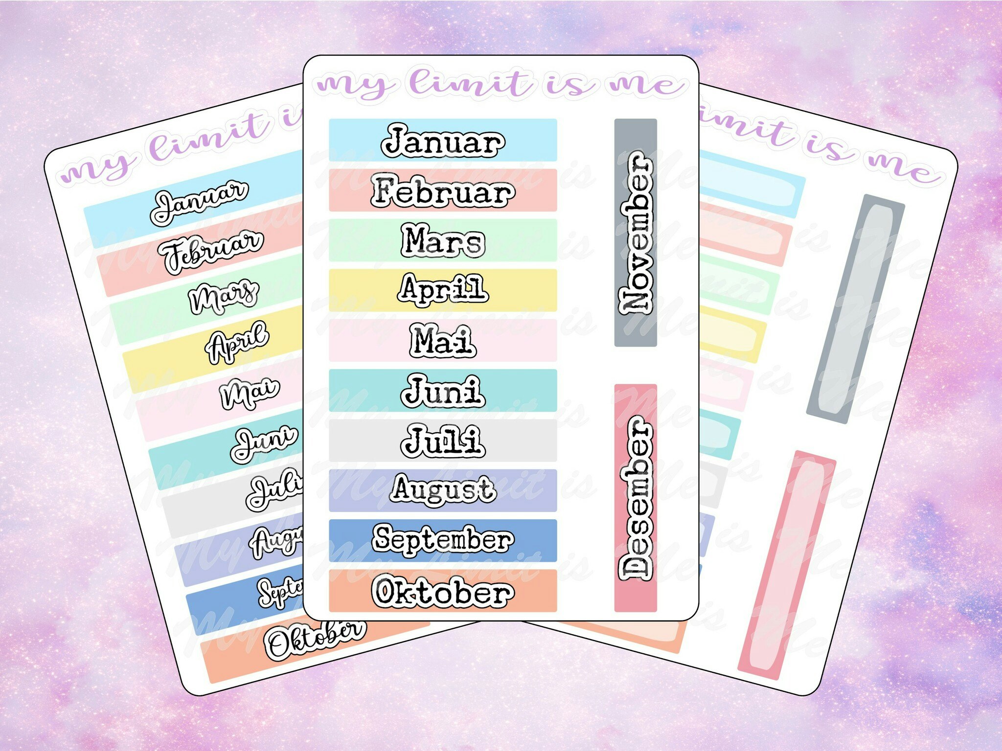 Hobonichi Cousin - Yearly months covers