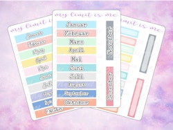 Hobonichi Cousin - Yearly months covers