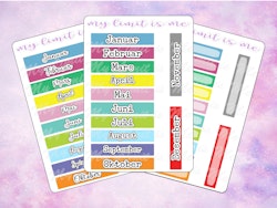 Hobonichi Cousin - Yearly months covers