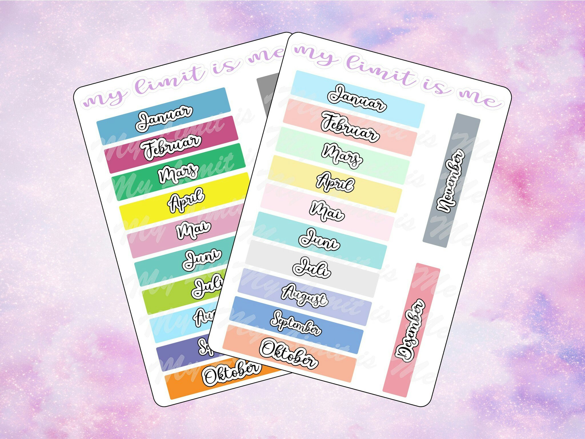 Hobonichi Cousin - Yearly months covers