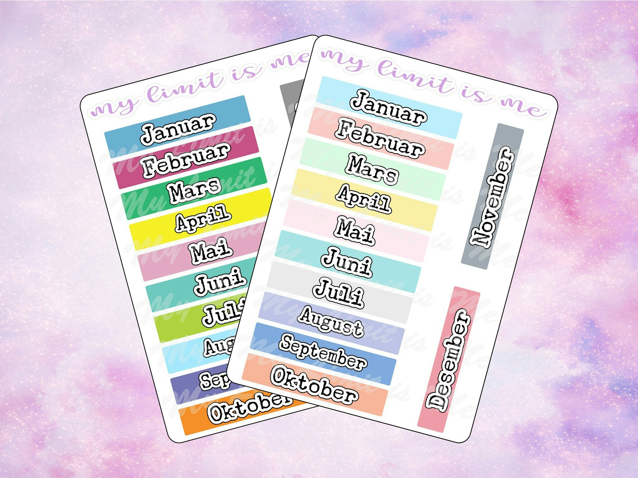 Hobonichi Cousin - Yearly months covers