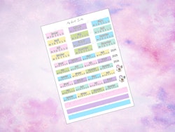 Hobonichi Cousin - 2025 Yearly Overview