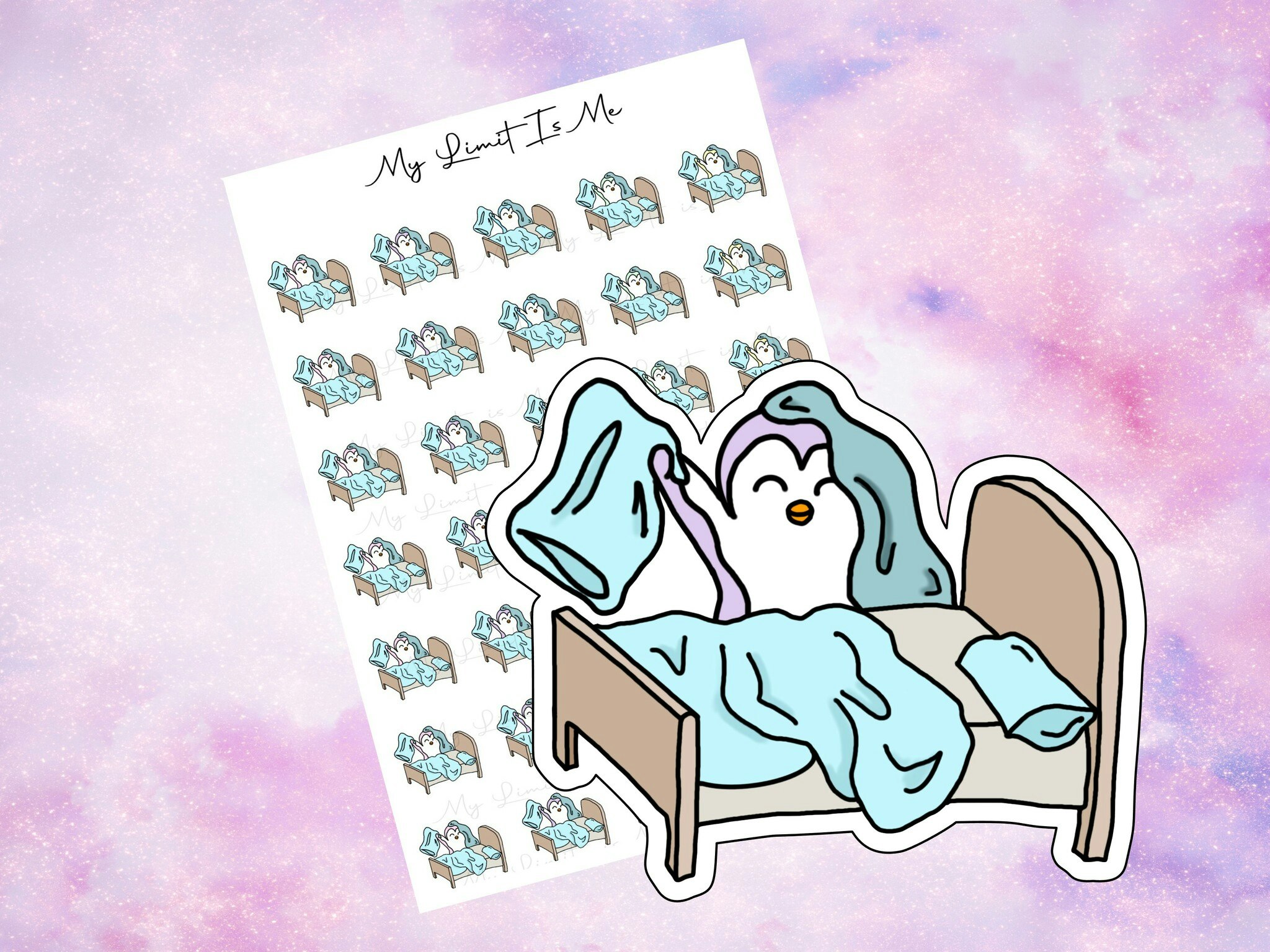 Bedsheet change penguins ♥