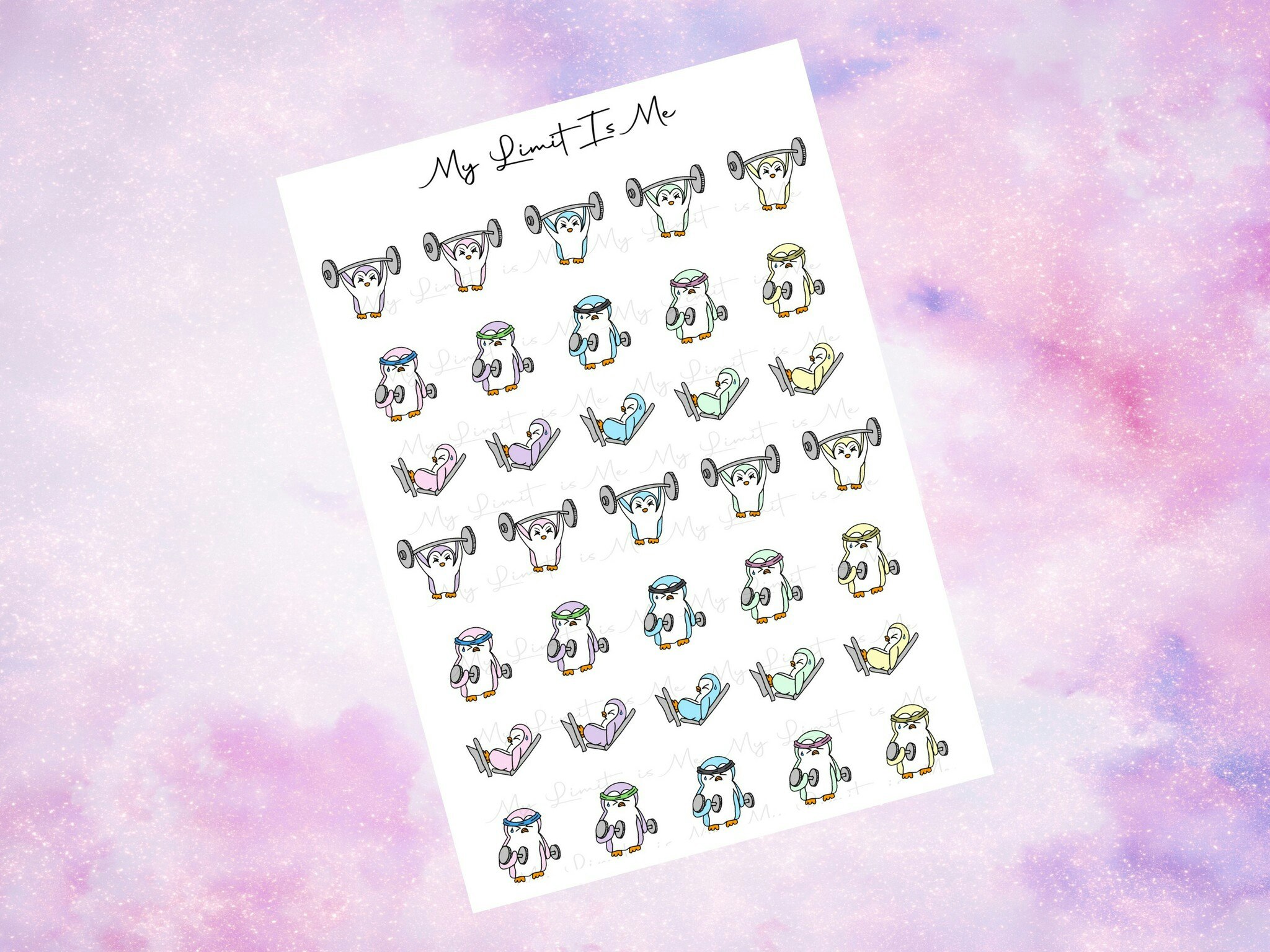 Training Weights penguins ♥