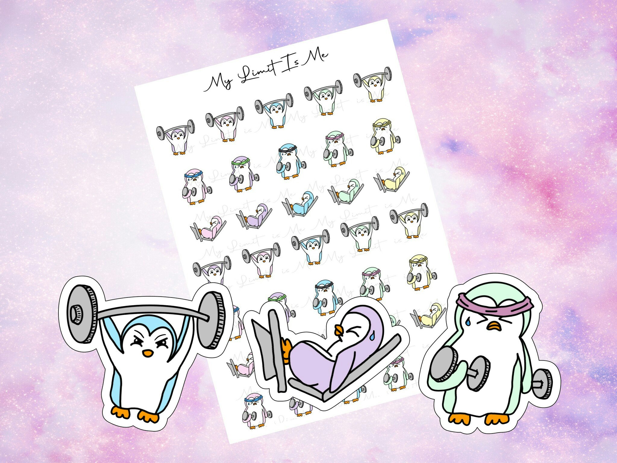 Training Weights penguins ♥