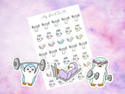 Training Weights penguins ♥