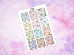 2025 "A5" Calendar