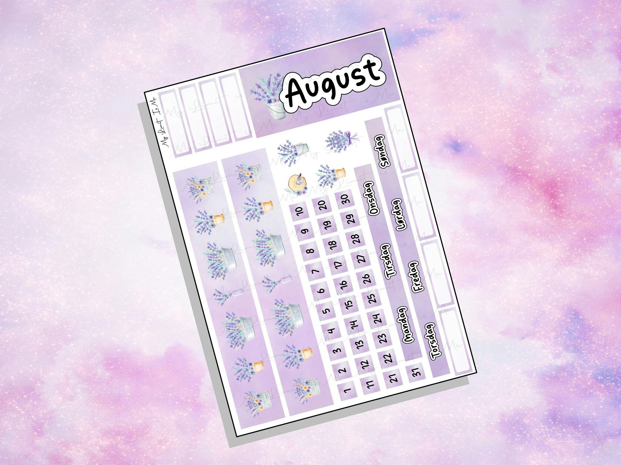 Hobonichi Cousin - August