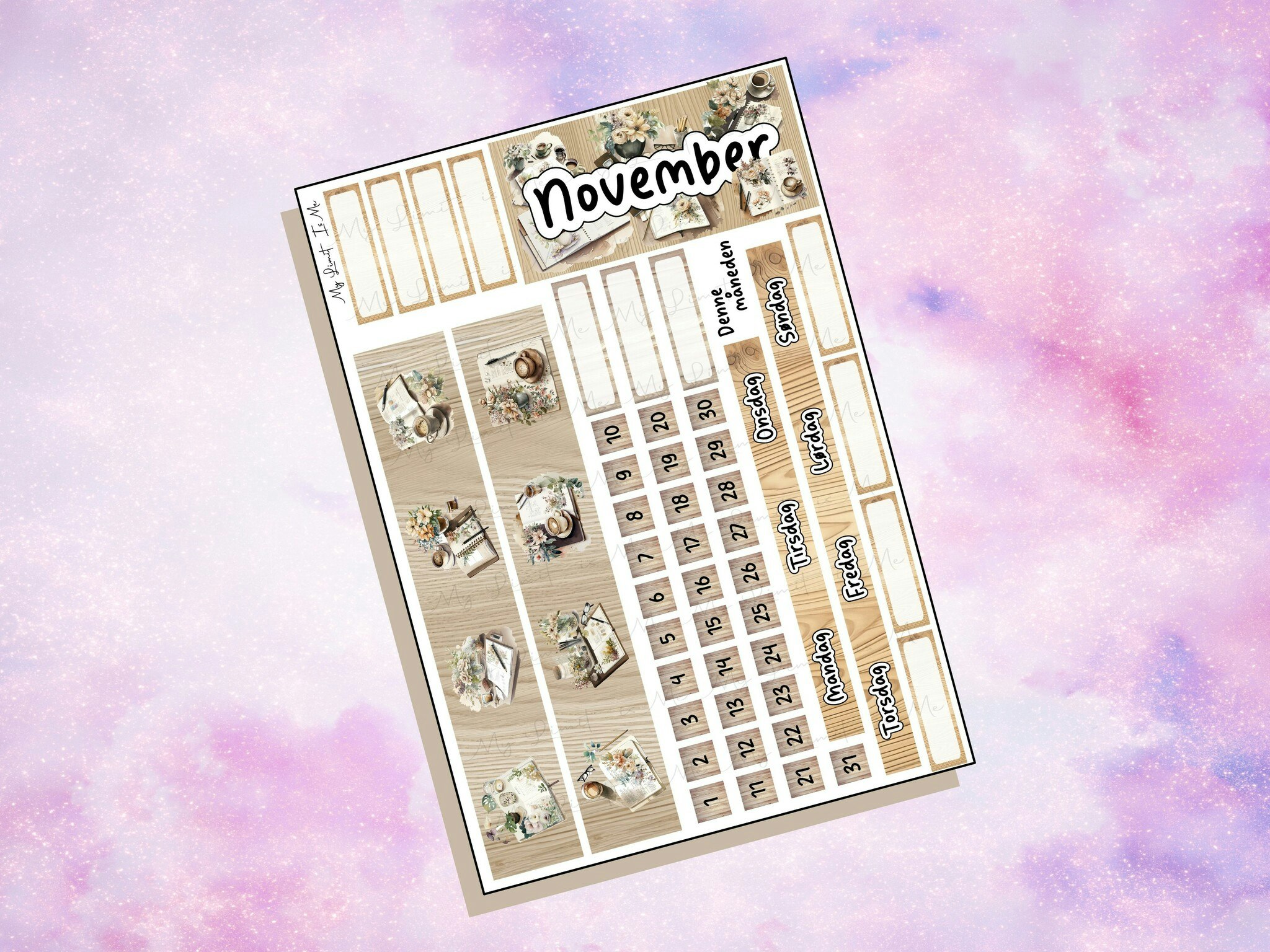 Hobonichi Cousin - November