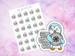 Change car tires penguins ♥