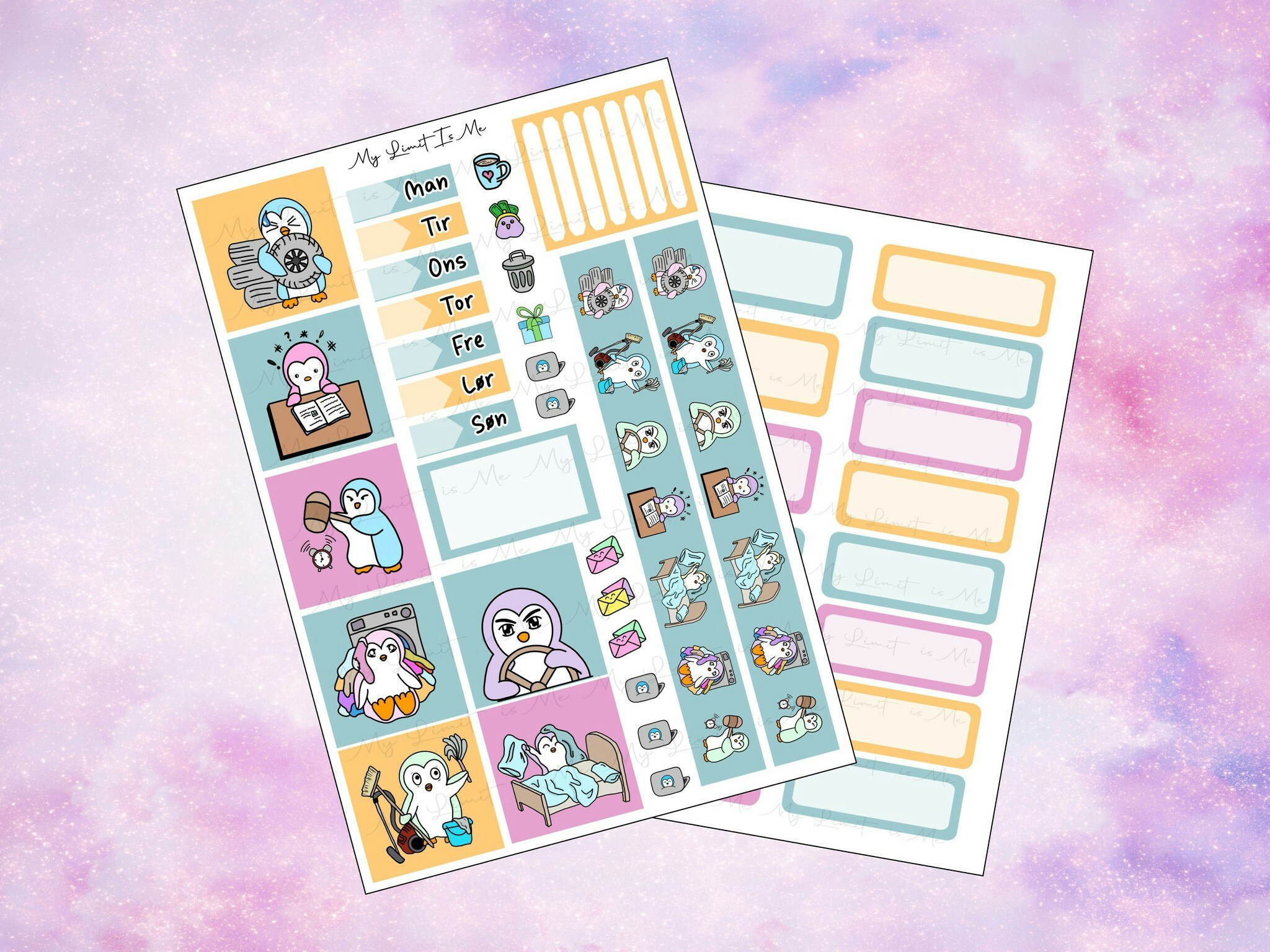 Hobonichi Cousin - "One of those days", penguin ♥