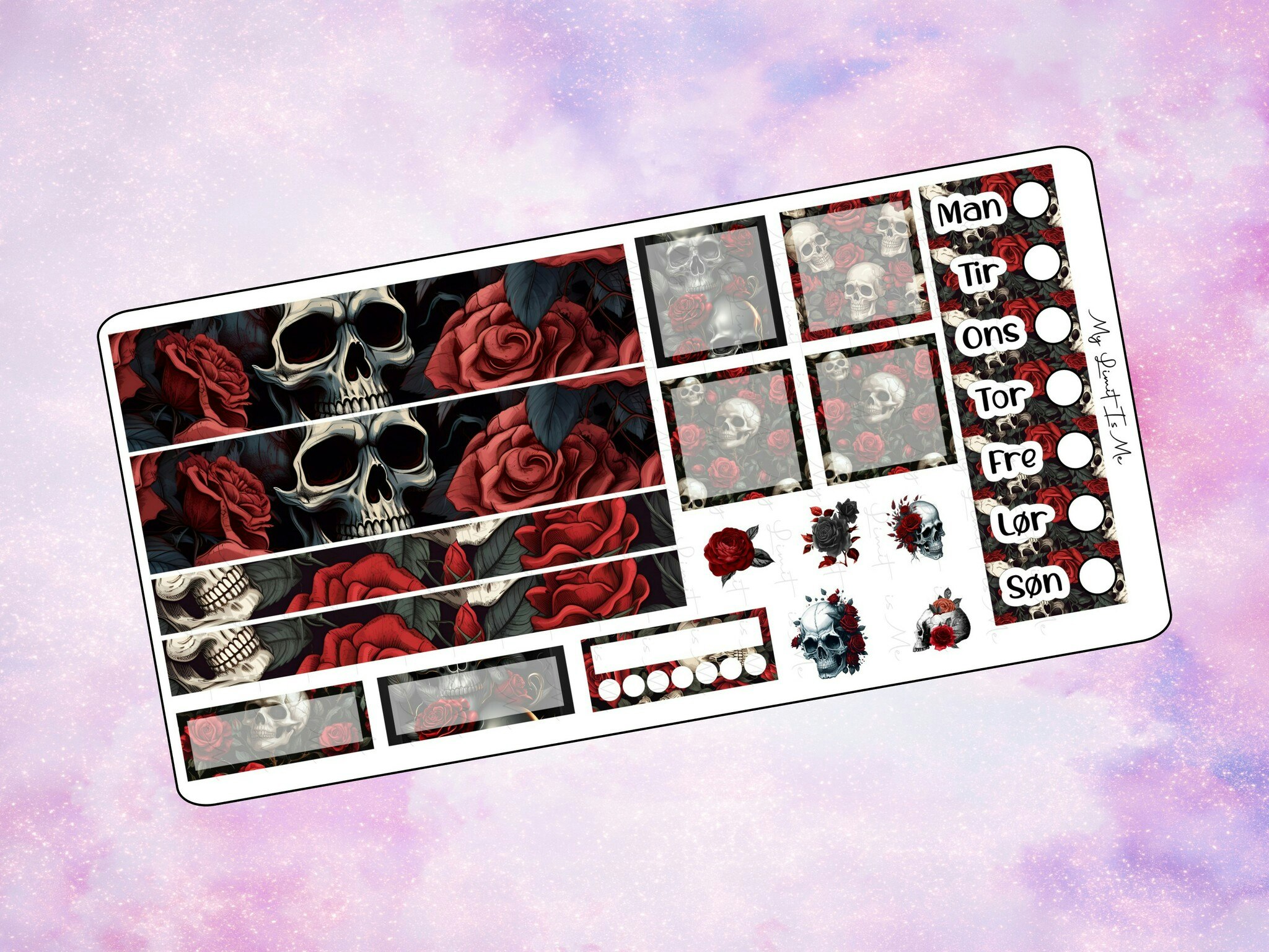 Hobonichi Weeks - Roses and Sculls