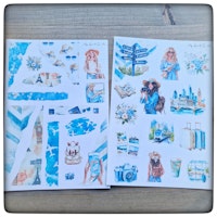 JK002 - Journal - Traveling blue ✈️