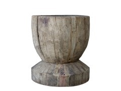 Unik Trädstubbe , naturlig prydnad H35/D25 cm natur (slut såld )