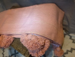 Marockansk handvävd överkast Rose
