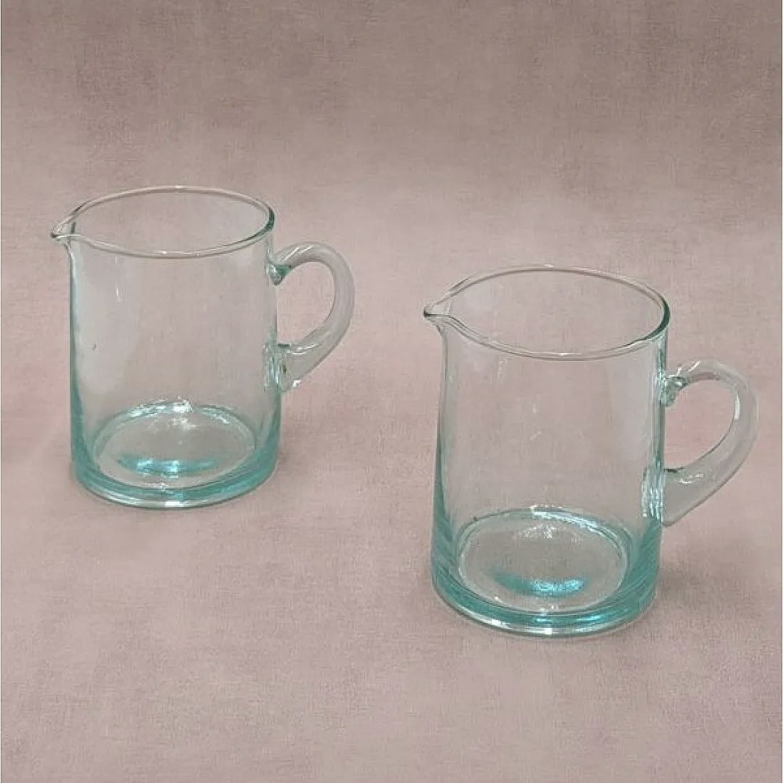 Munblåst återvunnet glas