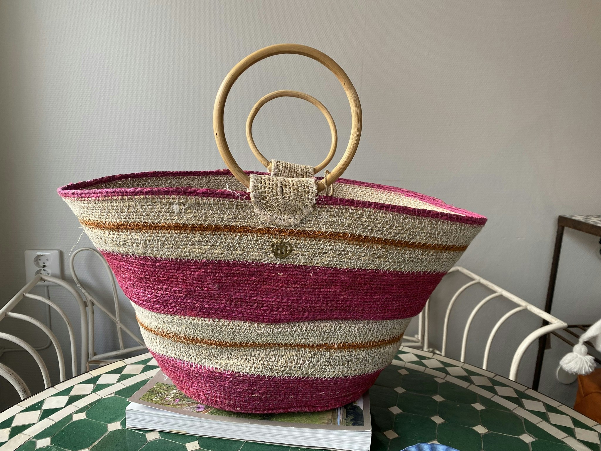 Handgjord väska ( rosa )