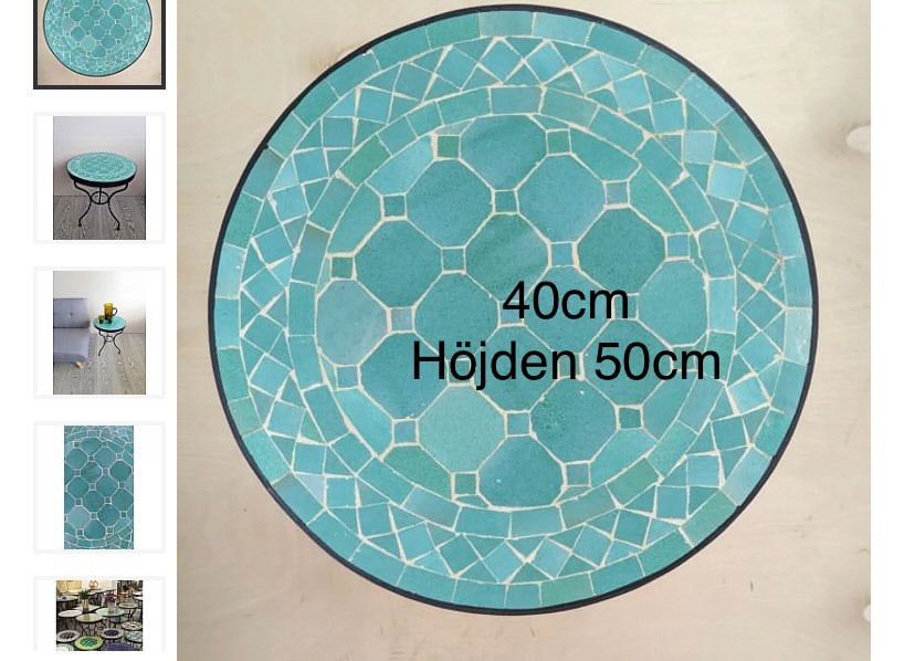 Mosaikbord 40cm