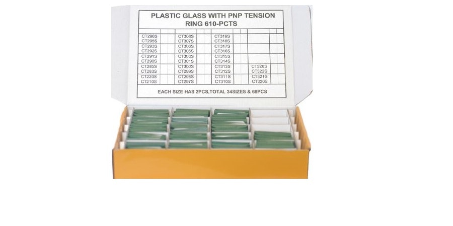 Glassortiment - Armerad plast 210-326 mm - Kromring