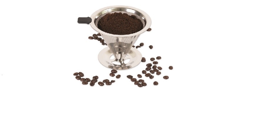 Kaffefilter - rostfritt stål - 2-pack