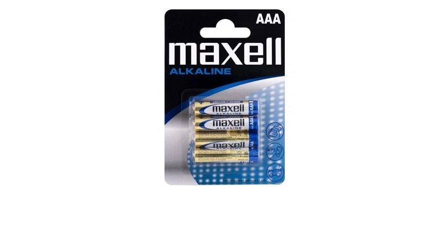 Alkaliskt Batteri - LR03 - AAA - Maxell - 4-pack