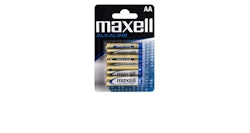 Alkaliskt Batteri - LR06 - AA - Maxell - 4-pack