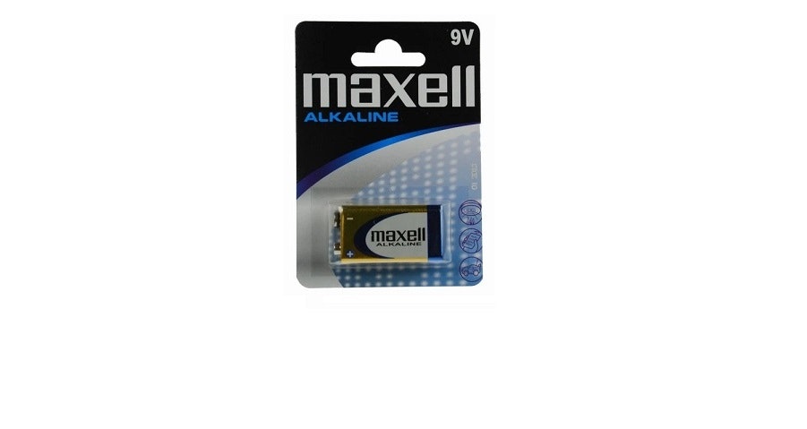 Alkaliskt batteri Maxell 9 volt - MN1604 - 6LR61 - Brandvarnare