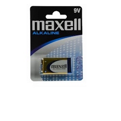 Alkaliskt batteri Maxell 9 volt - MN1604 - 6LR61 - Brandvarnare
