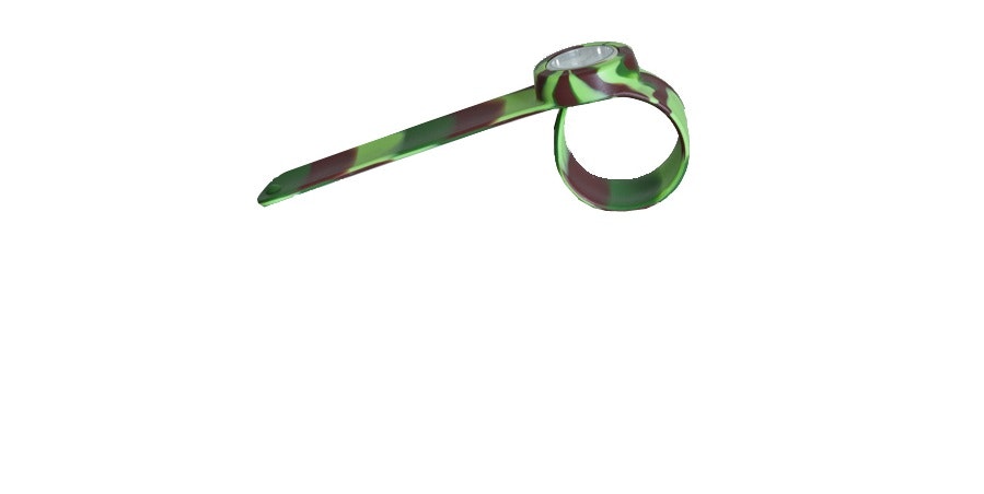 Slap watch i grönt kamouflage - lätt att sätta på handleden