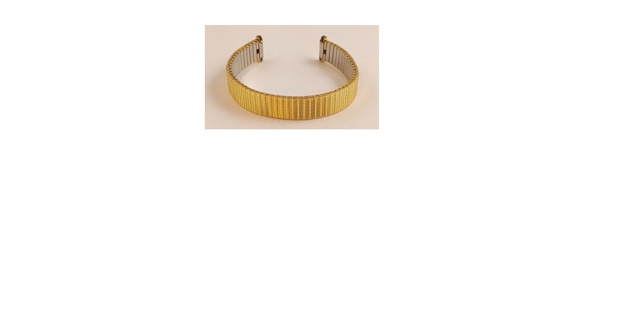 Flexlänk - gulddoublé - flexfäste 10-14 mm