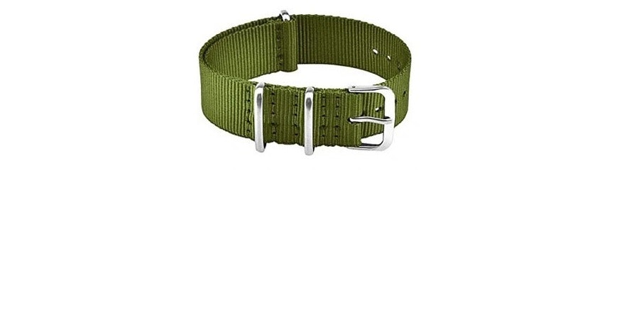 Natoarmband - Grönt 18-22 mm