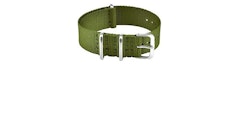 Natoarmband - Grönt 18-22 mm