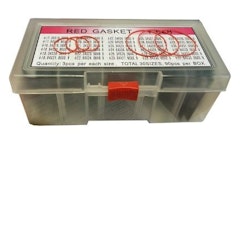 Sortiment - röda packningar europeiska märkesklockor 17-32 mm