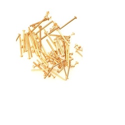 T-pins för armband - guld doublé - 40 stycken