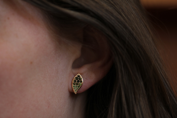 Leaf earrings mini