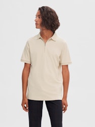 SlhFave Zip Polo SS