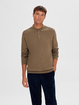 SlhBerg LS Knit Polo