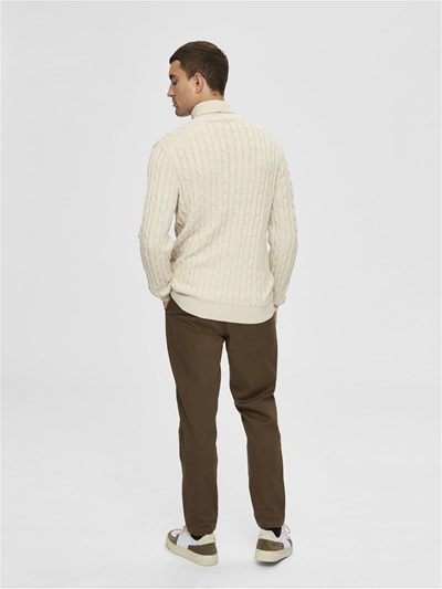 Slhryan Structure Roll Neck