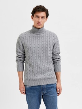 Slhryan Structure Roll Neck