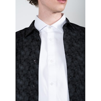 Clean Formal AOP Stretch Shirt LS