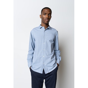 Clean Formal AOP Stretch Shirt LS