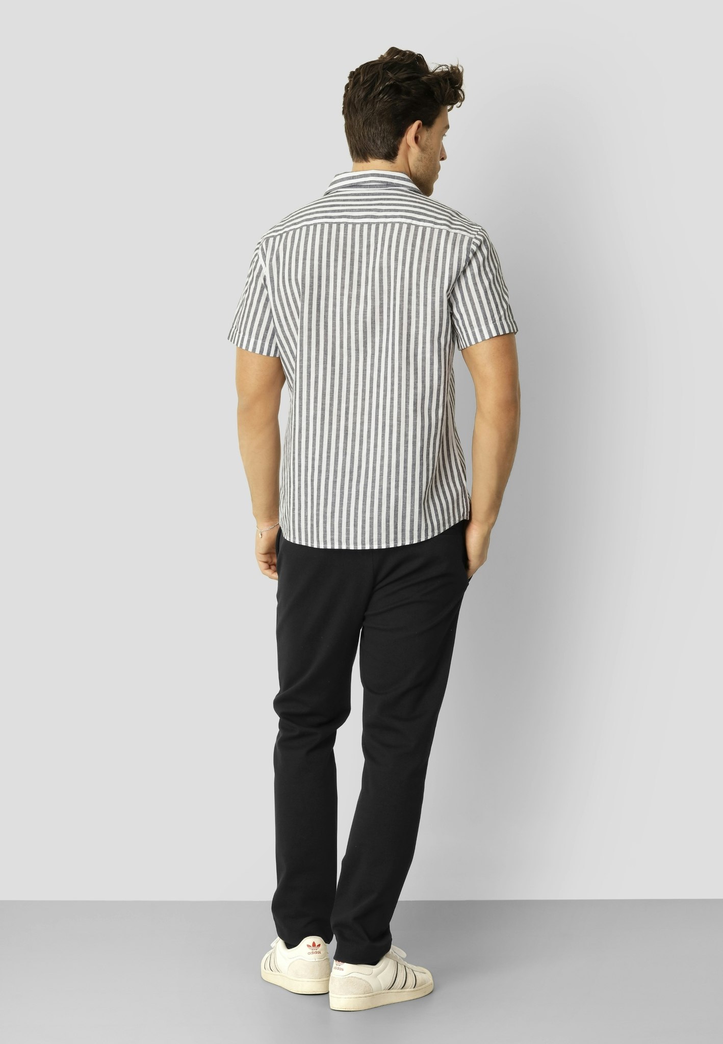Giles Bowling Striped Shirt S/S - Clean Cut Copenhagen