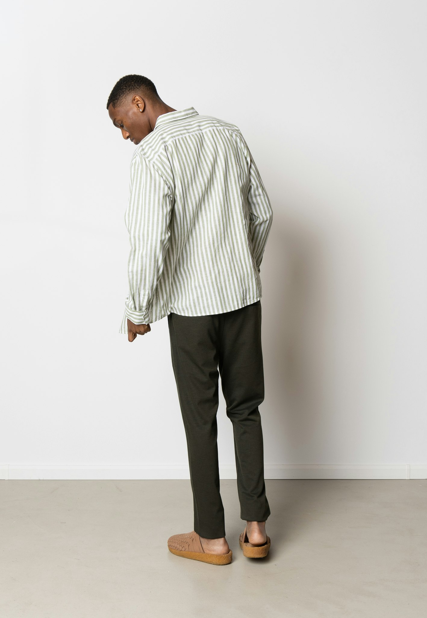Jamie Cotton Linen Striped Shirt LS - Clean Cut Copenhagen