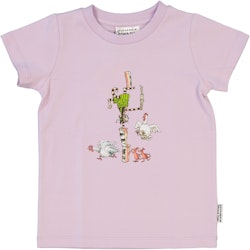 Pettson & Findus T-shirt Purple - Geggamoja