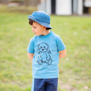 T-shirt Doddi Blå - Geggamoja