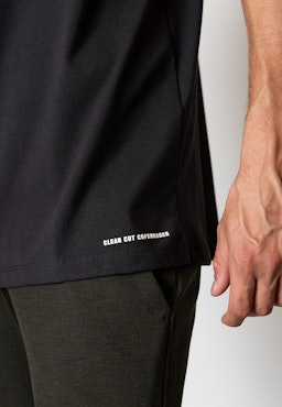 Patrick Organic Tee Black - Clean Cut Copenhagen