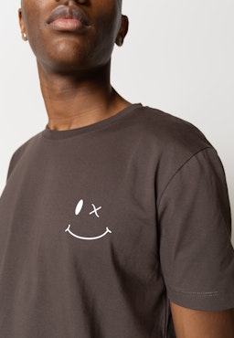 Patrick Organic Tee Dark Brown - Clean Cut Copenhagen