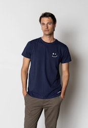 Patrick Organic Tee Navy - Clean Cut Copenhagen