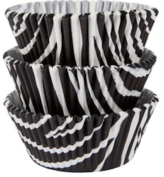 Muffinsformar, Zebra, 54-pack