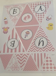 Stickers,  Baby Bunting, Rosa